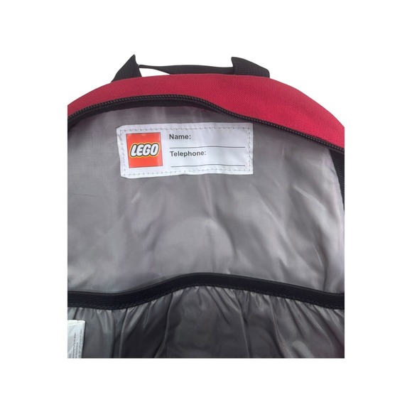 LEGO Ninjago Red Black Backpack School Bag Kids Childrens - Picture 4 of 8